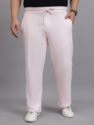 Rute Solid Men Pink Track Pants