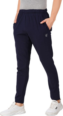 OFFENDERS Solid Men Dark Blue Track Pants
