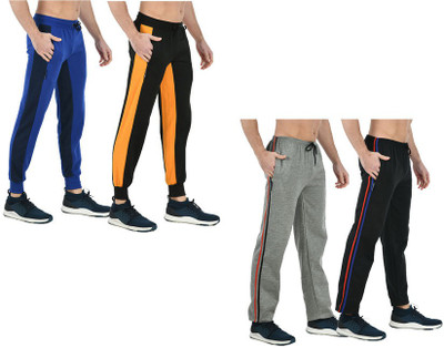 KAVYA Striped Men Multicolor Track Pants