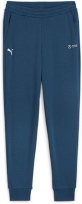 PUMA Solid Men Blue Track Pants