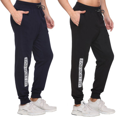 Basis Printed Men Multicolor Track Pants