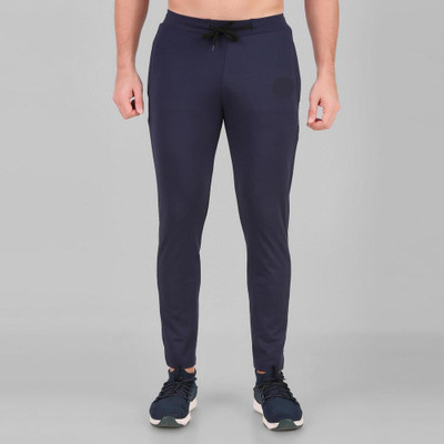 vastram fusion Solid Men Black Track Pants