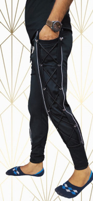 markview Solid Men Black Track Pants