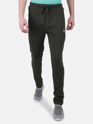 DUKE Solid Men Green Track Pants