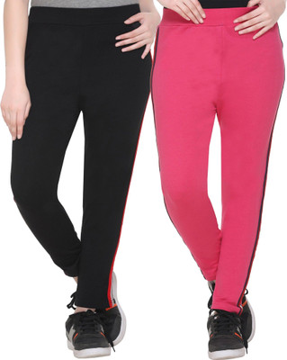HouseOfCommon Solid Women Multicolor Track Pants