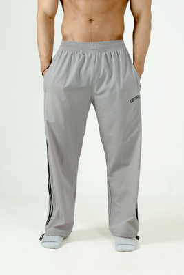 COITONIC Solid Men Grey Track Pants