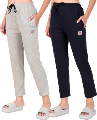 JECKWARD Solid Women Black, Grey Track Pants