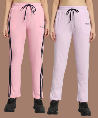 SYDNEY HILLS Solid Women Multicolor Track Pants