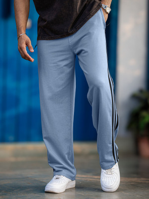MANIAC Solid Men Grey Track Pants
