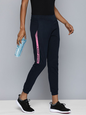 HRX by Hrithik Roshan Printed Women Blue Track Pants