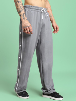 WEARDUDS Self Design Men Grey Track Pants