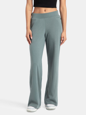 JOCKEY Solid Women Green Track Pants