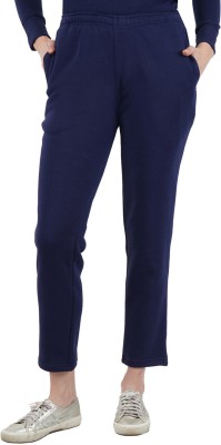 Dyca Solid Women Blue Track Pants