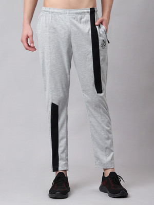 OORA Colorblock Men Grey Track Pants