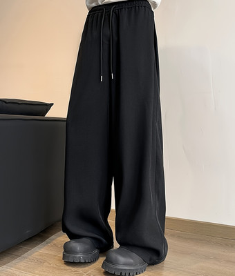 Dockstreet Solid Men Black Track Pants
