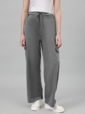 KOTTY Solid Women Grey Track Pants