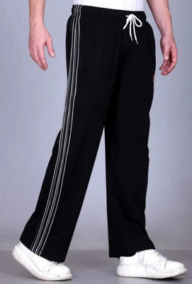 MD TOPLEY Striped Men Black Track Pants