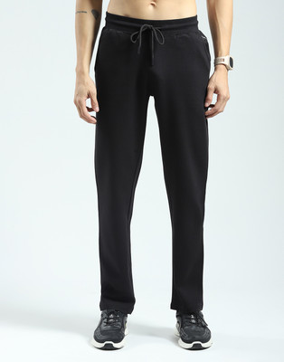 Rock.it Solid Men Black Track Pants
