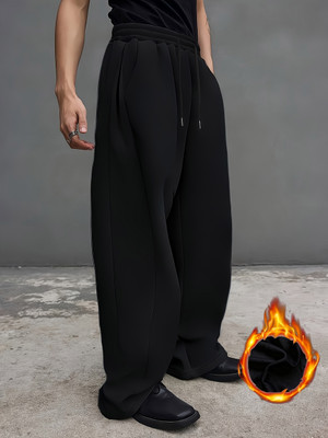 Dockstreet Striped Men White Track Pants