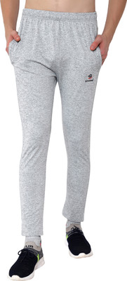 Good Step Solid Men Grey Track Pants