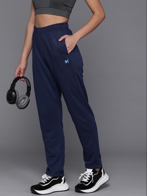 HRX by Hrithik Roshan Solid Women Blue Track Pants