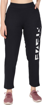 Clothmaster Printed Women Black Track Pants