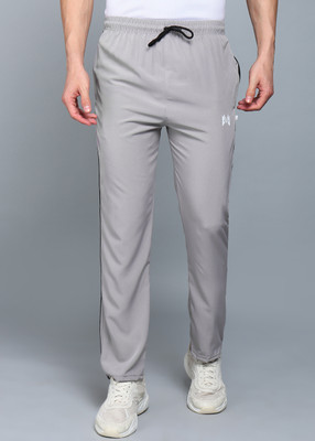 mank D Striped Men Grey Track Pants