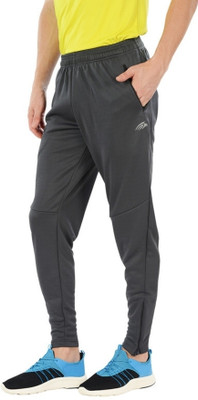 Perf Solid Men Grey Track Pants