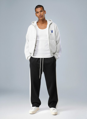 Dockstreet Striped Men Black Track Pants