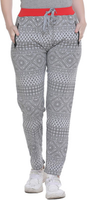 HouseOfCommon Striped Women Grey Track Pants