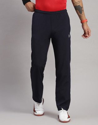 Rock.it Printed Men Dark Blue Track Pants