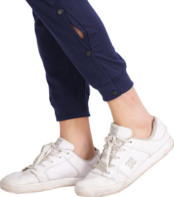 Gazzet 4G Colorblock Men Blue Track Pants