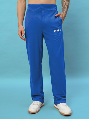WEARDUDS Solid Men Blue Track Pants