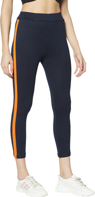 Weboasis Solid Women Dark Blue Track Pants