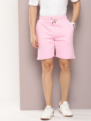 DILLINGER Solid Men Pink Track Pants