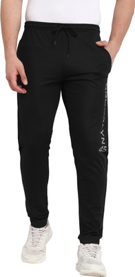 OFF LIMITS Solid Men Black Track Pants
