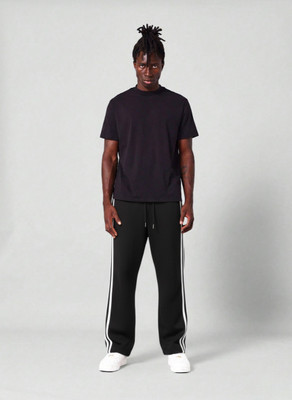 Dockstreet Solid Men White Track Pants