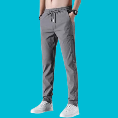 FICKA Solid Men Grey Track Pants