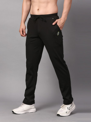 NEXGEN CLUB Solid Men Black Track Pants