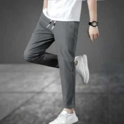 AVA Fashion Solid Men Grey Track Pants