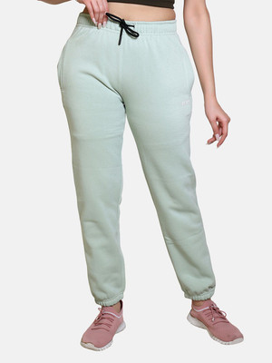 HEPAKA Solid Women Light Green Track Pants
