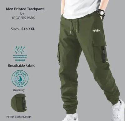 SUN BEAUTY FASHIONISTA HUB Self Design Men Blue Track Pants