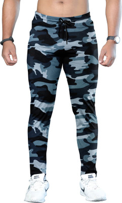 FTX Printed Men Grey Track Pants