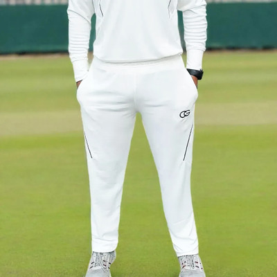 CALIGOSTLE Self Design Men White Track Pants