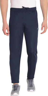 Neva Solid Men Blue Track Pants