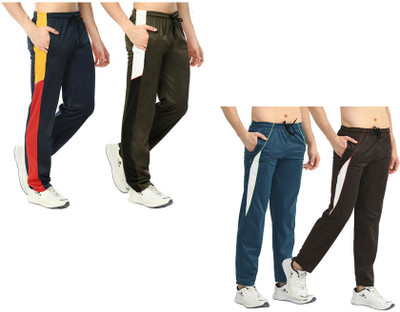 Indistar Colorblock Men Multicolor Track Pants