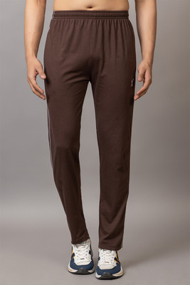 axys Striped Men Brown Track Pants