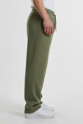 Dockstreet Striped Men Olive Track Pants