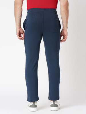 BASICS Solid Men Dark Blue Track Pants