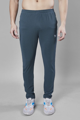 kaziranga Self Design Men Green Track Pants